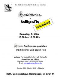Handlettering und Kalligrafie